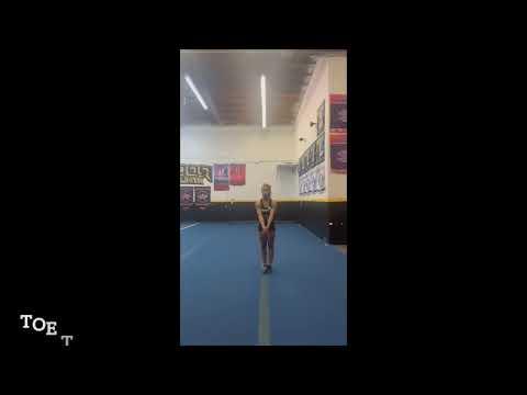 Video of tumbling highlight reel