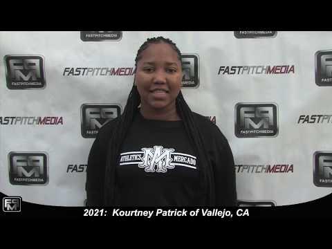 Video of 2021 Kourtney Patrick Third Base Softball Skills Video - Athletics Mercado - Banister