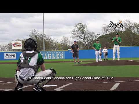 Video of RHP Jaden Bahl Hendrickson High School Class of 2023