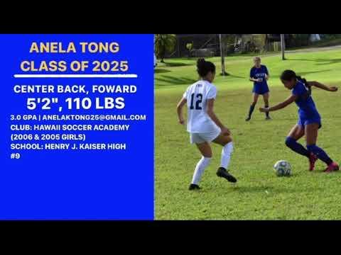 Video of ANELA TONG 2022 SOCCER HIGHLIGHTS