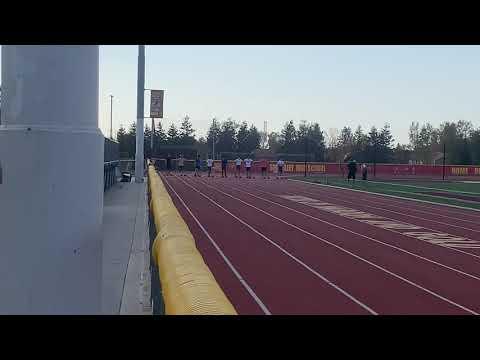 Video of 100m time trial, lane 7, blue shirt. Time 12.3 12/2020