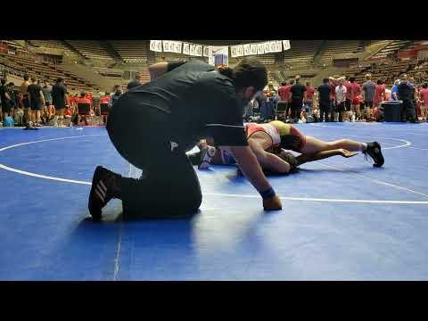 Video of California Association duals (Greco) -Im in the red singlet)