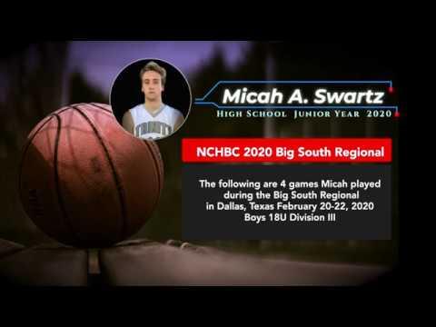 Video of NCHBC Big South Regional Tournament Highlights (Texas) 2020 