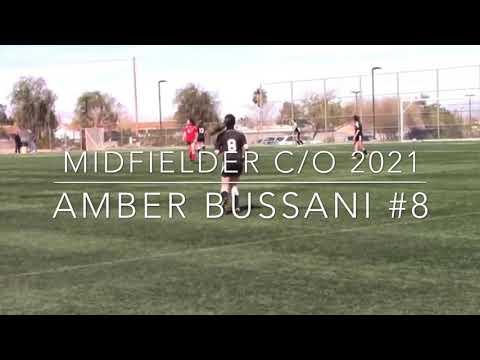 Video of Amber Bussani Soccer Highlights 