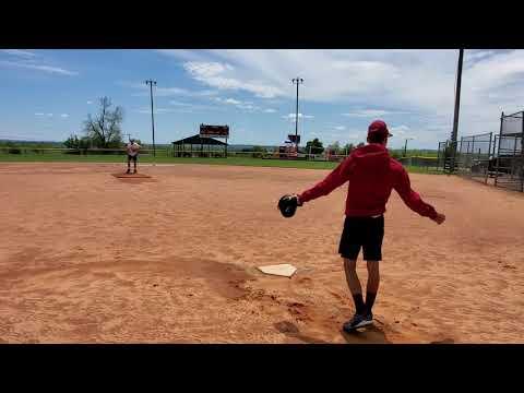 Video of Tay Neff catching Brothers Caden Neff 2021 pitches