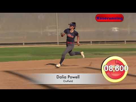 Video of #55 Dalia Powell, OF - San Diego, CA - Class of '23