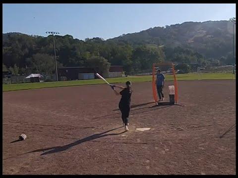 Video of Lauren Osheroff Hitting & Fielding Workout