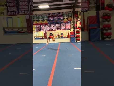 Video of Roundoff whip bhs bhs full