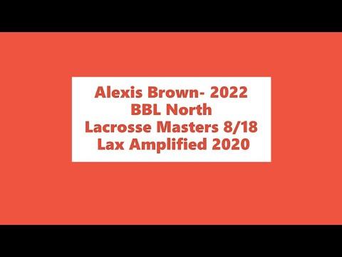 Video of MOST RECENT- Lax Masters 8/18 and Lacrosse Amplified 2020