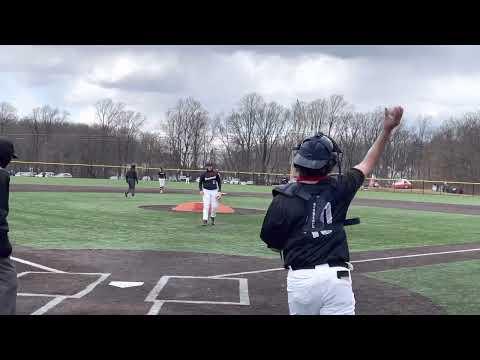 Video of first college appearance 1st inning of work