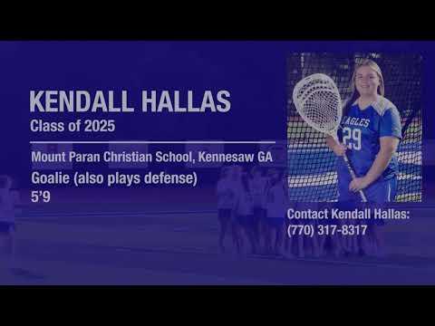 Video of Kendall Hallas Highlight Reel