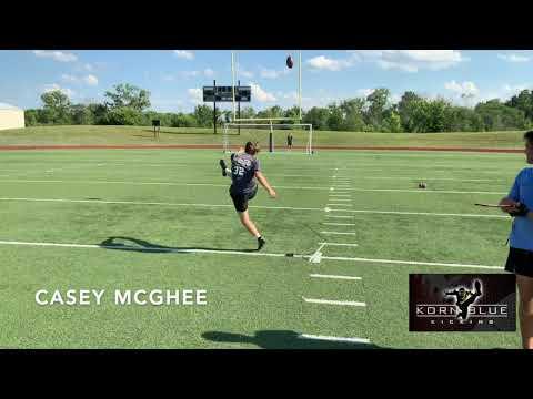 Video of Casey McGhee KornBlue - Long of 48 Yards