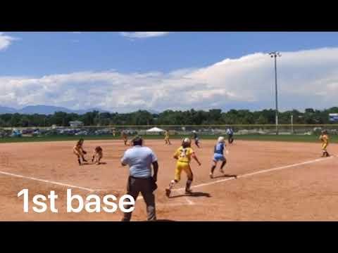 Video of Defensive plays: 1st, 2nd and 3rd bases
