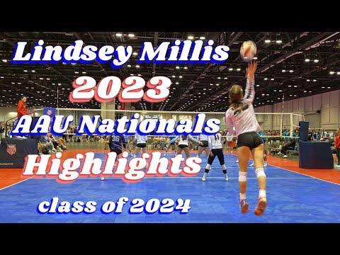 Video of Lindsey Millis 2023 AAU Nationals Highlights