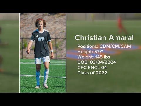 Video of 2021 ECNL Highlights  CFC 2004 - Christian Amaral 