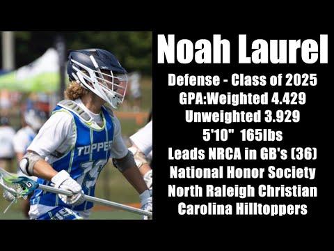 Video of Noah Laurel Defense Class of 2025 