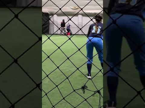 Video of Indoor tournament at bat