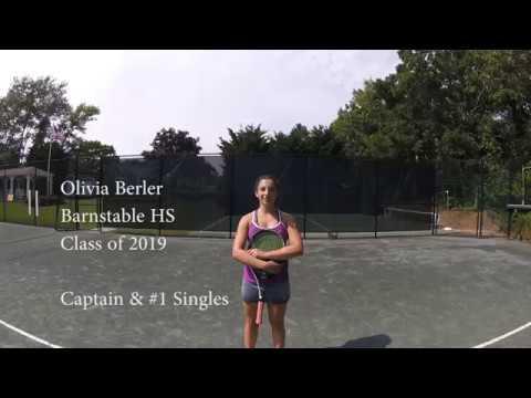 Video of Olivia Berler College Tennis Recruiting Video