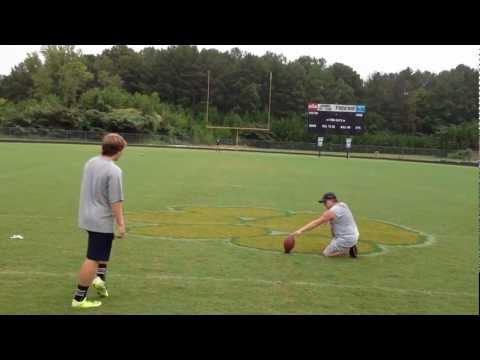 Video of 63 Yd FG in practice
