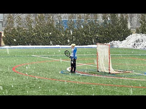 Video of J.D. Gippe (#44, 2025 Goalie) @UMASS Lowell Men’s Lacrosse Prospect Day ~ January 28, 2024; hosted at the Cushing Field Complex