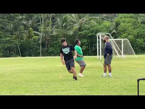 Video of DE DRILLS w Coach Donny CHICAGO BEARS March 2020