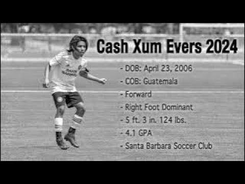 Video of Cash Evers 2024 Forward Santa Barbara Soccer Club SPEED