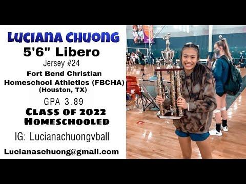 Video of Luciana Chuong #24 (white jersey) class of 22' | 2020 volleyball highlights from nationals (NCHVC)