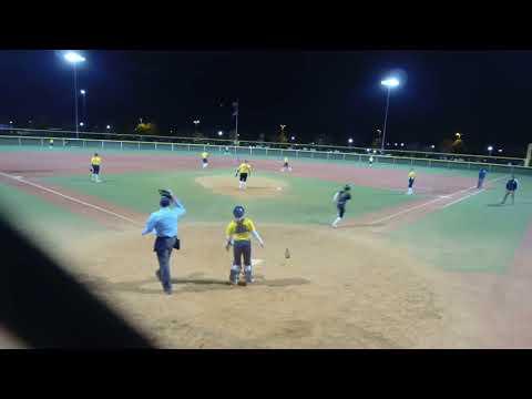 Video of Lizzie's catch #1 in center field 