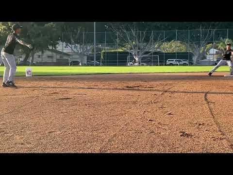 Video of Skills-Practice sidearm feed, turning two 