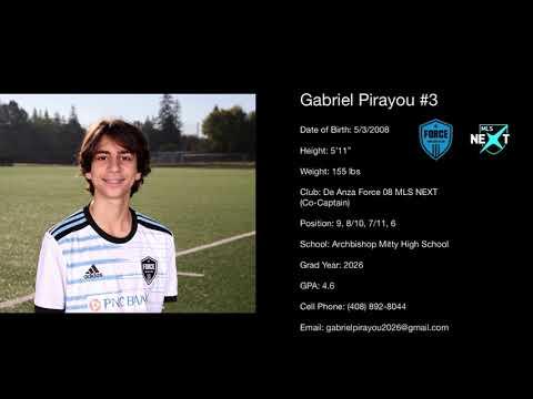 Video of Gabriel Pirayou Force 2008 MLS NEXT Highlights