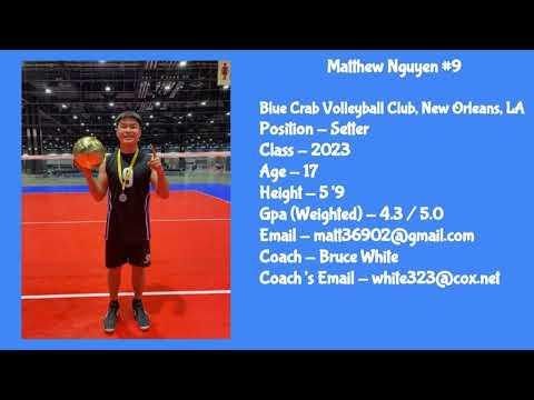Video of Matthew Nguyen Nationals Highlights