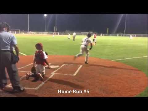 Video of Kid hits 4 home runs 