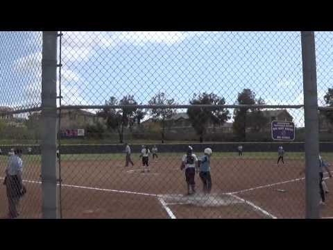 Video of Naomi - Clutch hitting, bases loaded, 2 RBI single