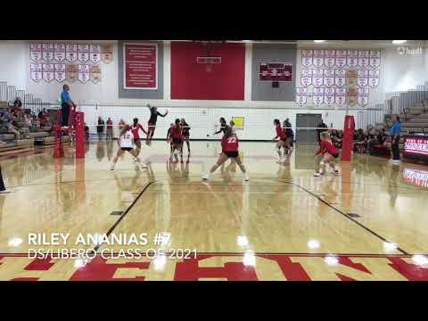 Video of Riley Ananias #7 Libero/DS Recent Highlights Orange Lutheran HS