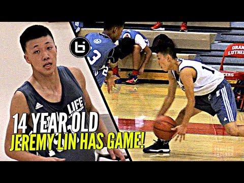 Video of 14 year old Jeremy Lin getting buckets