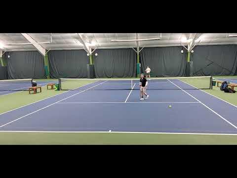 Video of First time playing with new rackets 