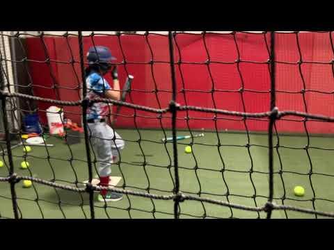 Video of Hitting live pitch