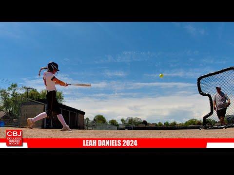 Video of Leah Daniels 2024 Shortstop/Outfielder Softball Skills Video