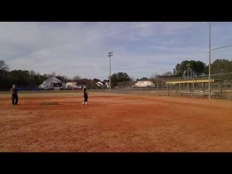 Video of Pitching practice