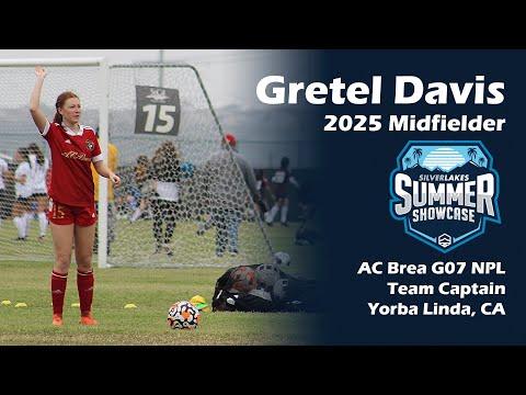 Video of Gretel Davis 2025 Midfielder Silverlakes Summer Showcase 2023 Highlights