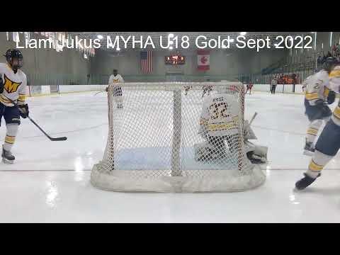 Video of Liam Jukus 32 MYHA U18AA Oct 22