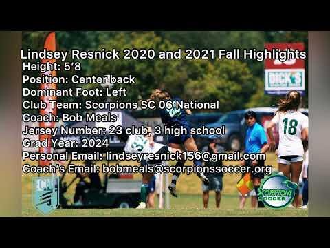 Video of Lindsey Resnick ECNL / Varsity Highlights