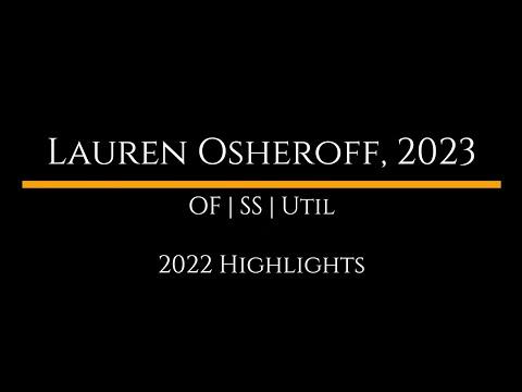 Video of Lauren Osheroff, 2023 - Year End Highlights 2022