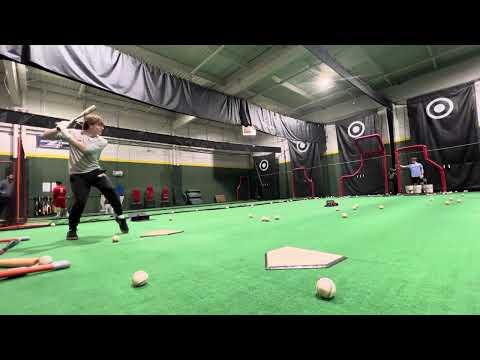 Video of Off-season hitting January 3rd, 2024