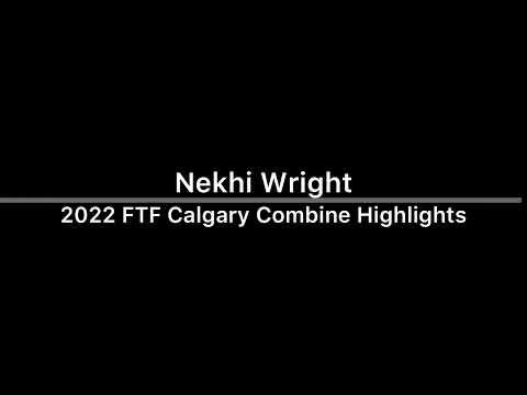 Video of Nekhi Wright 2022 FTF Combine Highlights