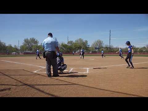 Video of Bison softball game (Erin Pitching)