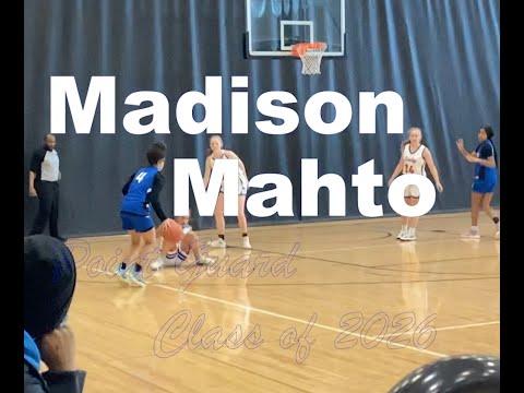 Video of Madison Mahto 2026