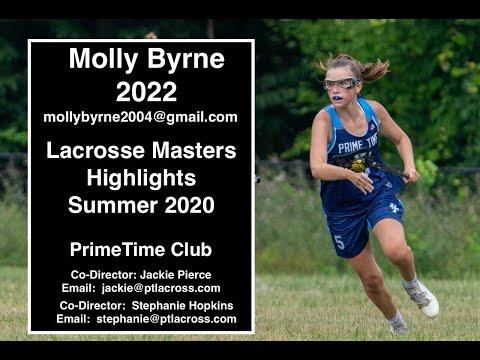 Video of Molly Byrne 2022 - Lacrosse Masters