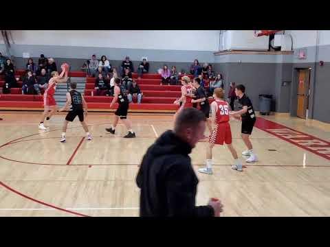 Video of Ethan #32 (red) post shot