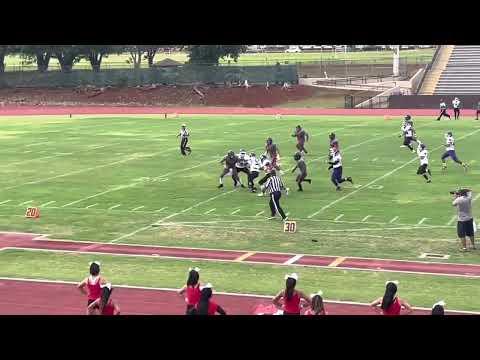 Video of Tiger Ader #10 (LB) Pearl City HS vs. Kauai HS 8/7/2022